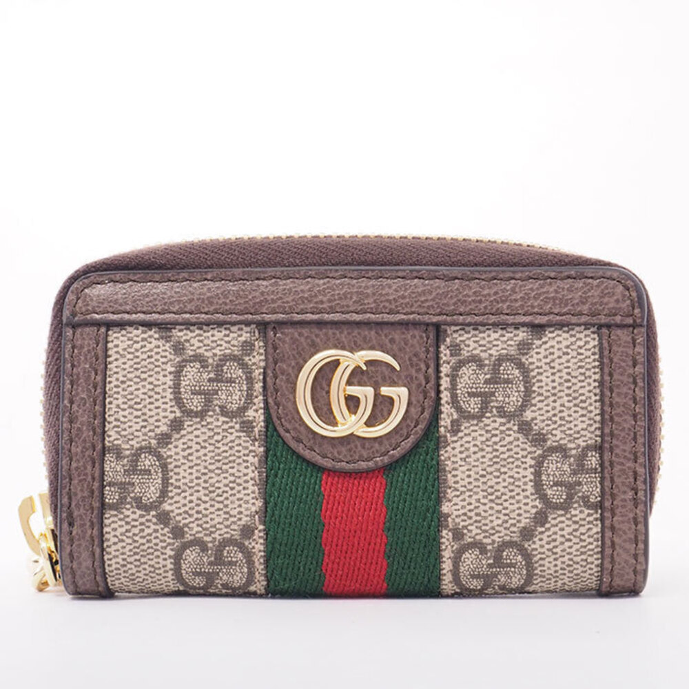 Gucci GG Key Hook Supreme Web coin wallet Purse